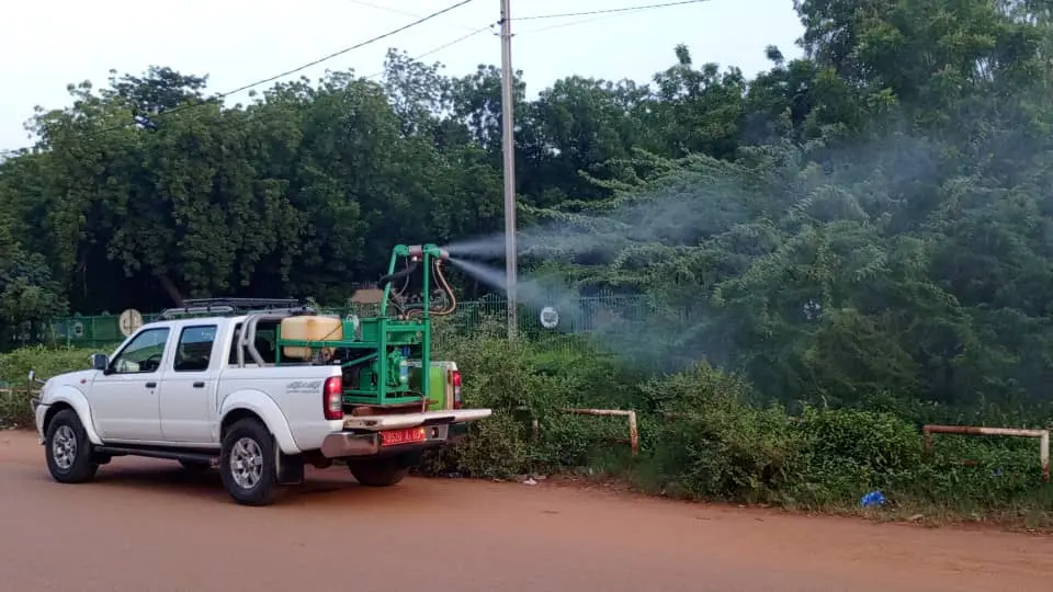 Campagne de lutte contre les moustiques à Ouagadougou