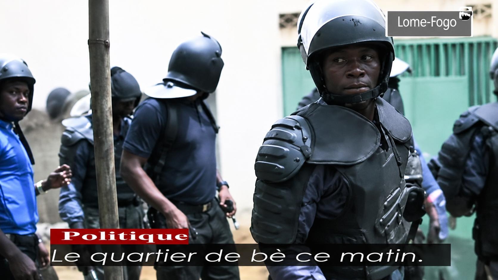illustration des violences militaires au Togo