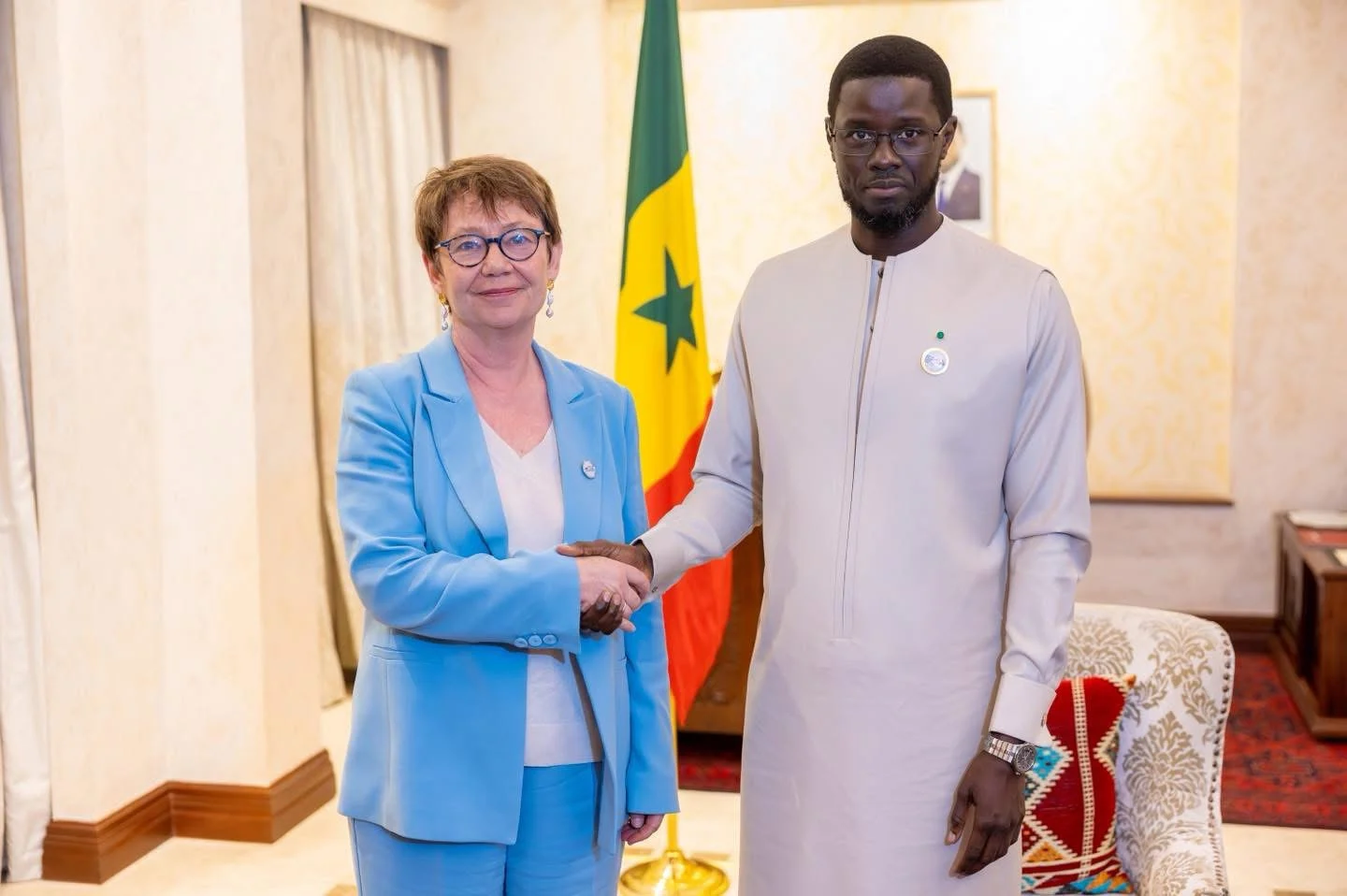 Réunion entre Bassirou Diomaye Faye et la BERD au Sénégal