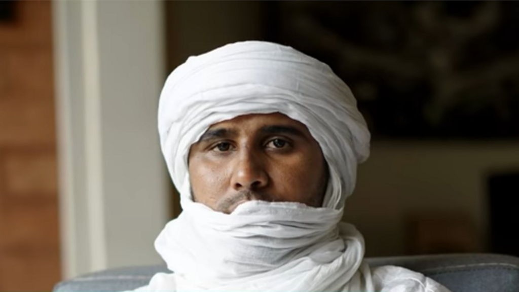 portrait de Moussa Ag Acharatoumane, porte-parole du conseil stratégique permanent du Mali