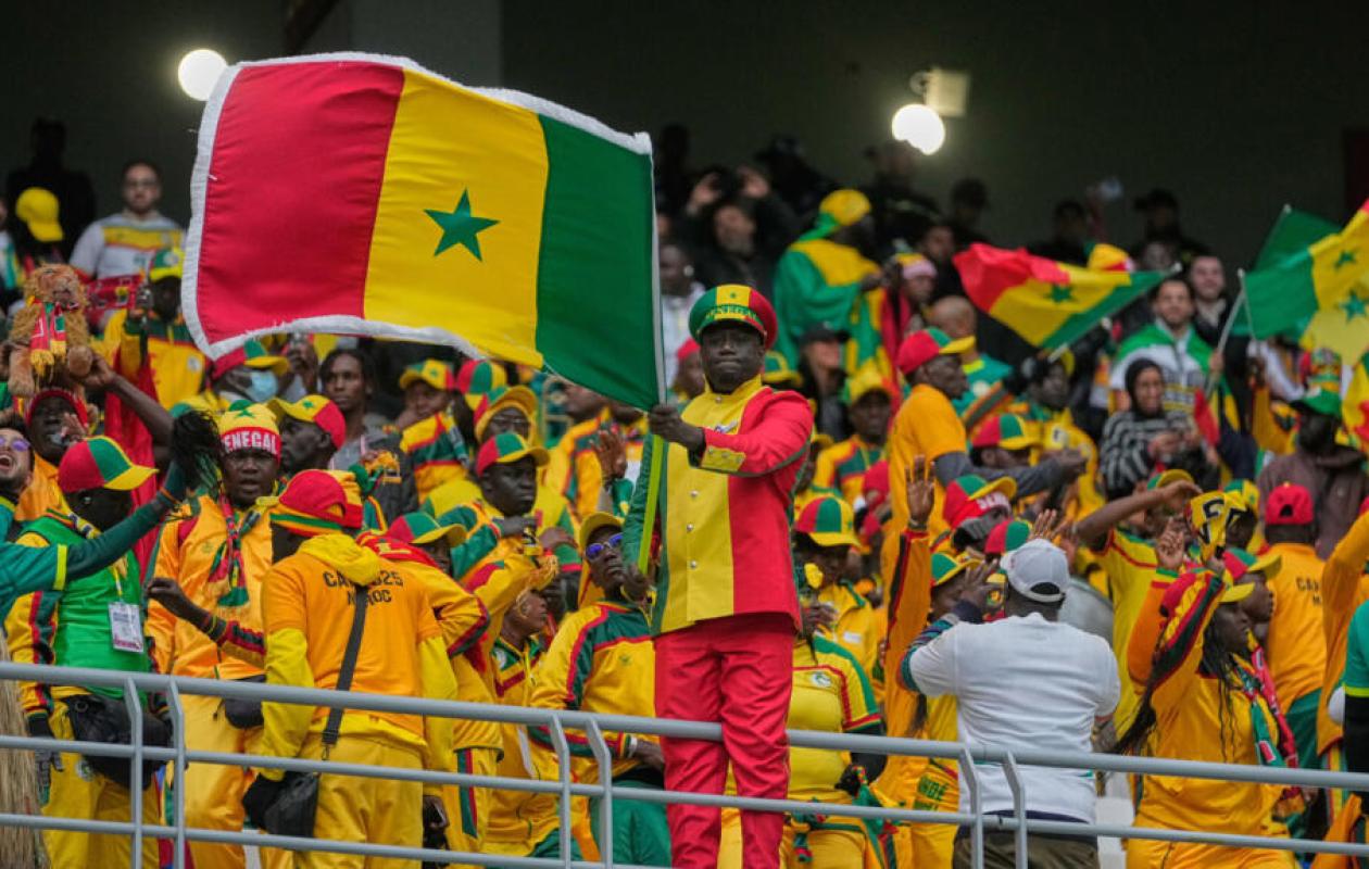 Groupe de supporters sénégalais