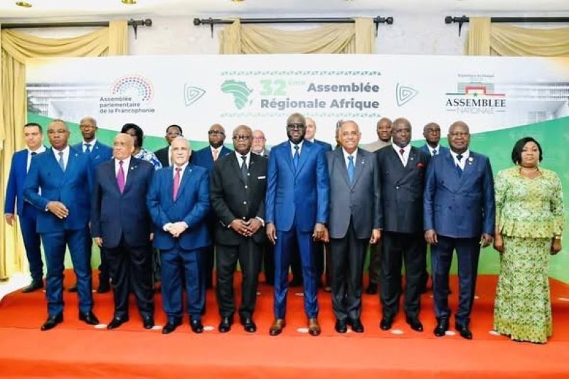 Parlementaires africains réunis à Dakar lors de l'Assemblée régionale de la Francophonie