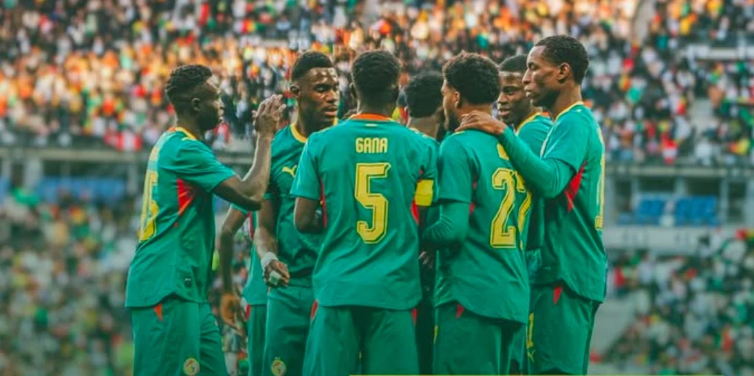 Équipe du Sénégal en match