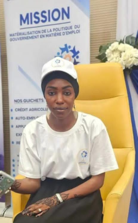 Portrait de Zenaba Adoum Oudah, entrepreneure tchadienne innovante