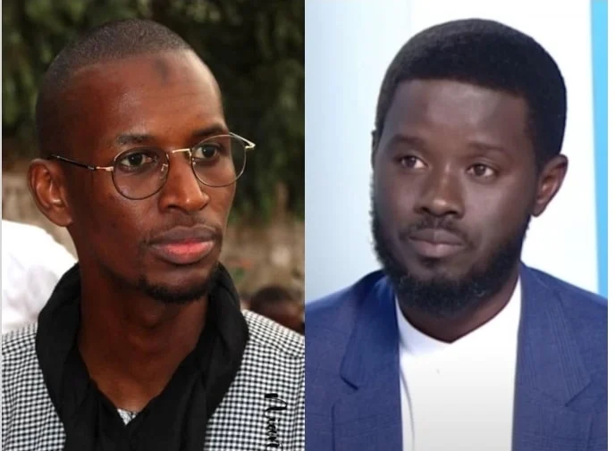 Seydina Oumar Touré et Bassirou Diomaye Faye lors d'un événement lié au dialogue national