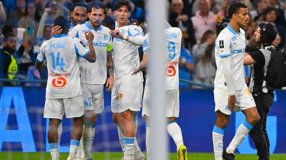 Leonardo Balerdi, défenseur argentin de l'OM, en action