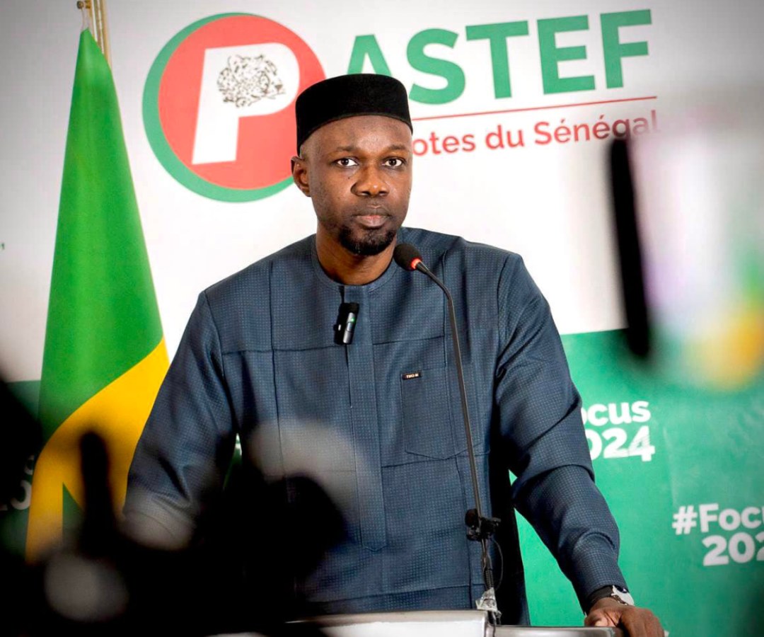 Ousmane Sonko Ousmane Sonko, leader du Pastef
