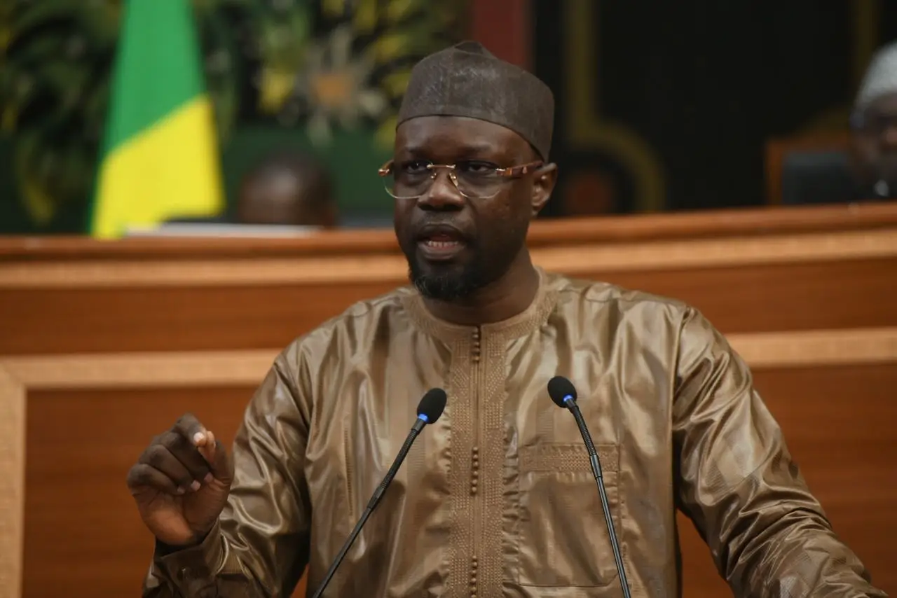 Le Premier ministre Ousmane Sonko s’exprime à l’Assemblée nationale le 22 mai 2026