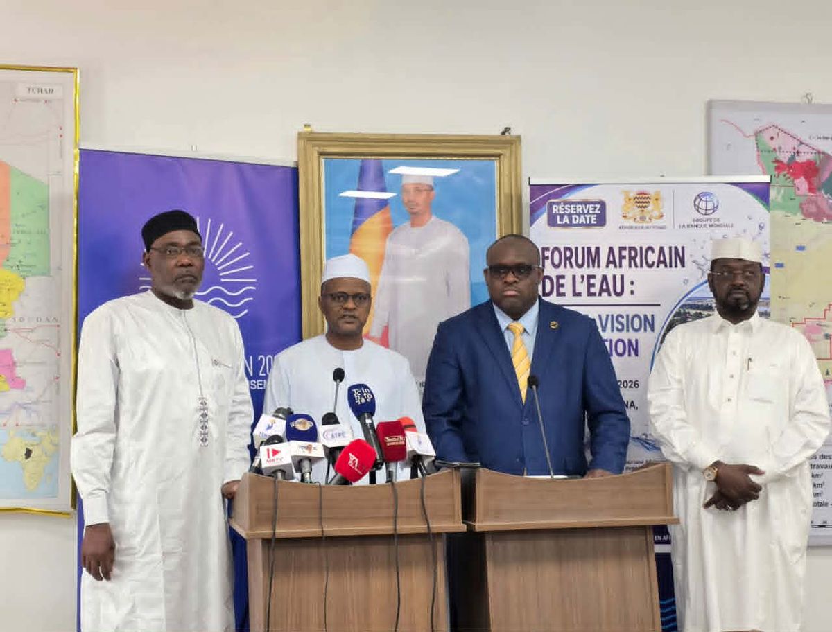 N’Djamena, capitale du Tchad, sera l’hôte du Forum Africain de l’Eau en 2026