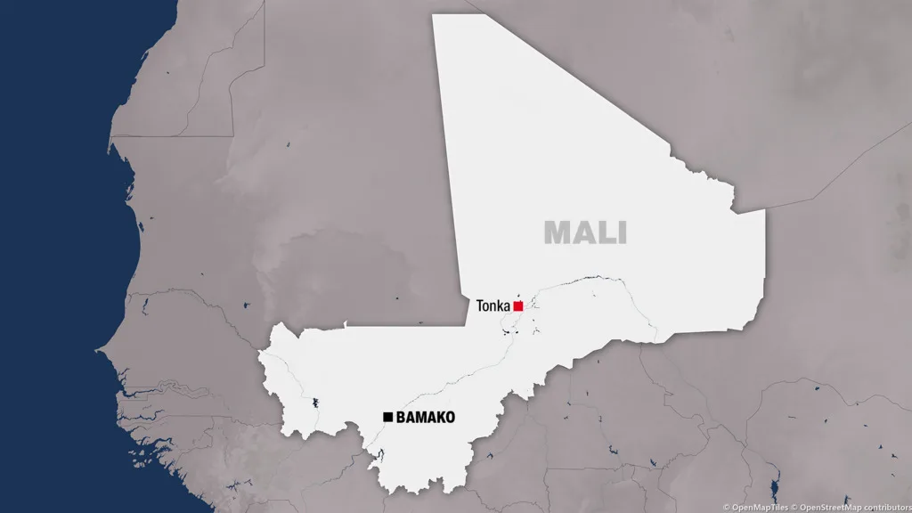 Zone rurale du Mali, illustrant le contexte des tensions à Tonka
