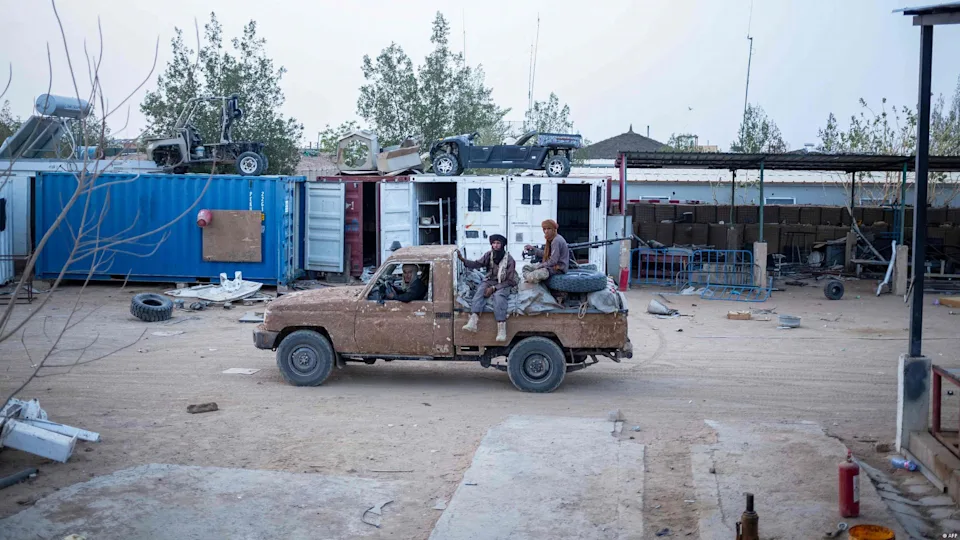 Soldats du Front de libération de l'Azawad (FLA) lors de la prise de Kidal fin avril
