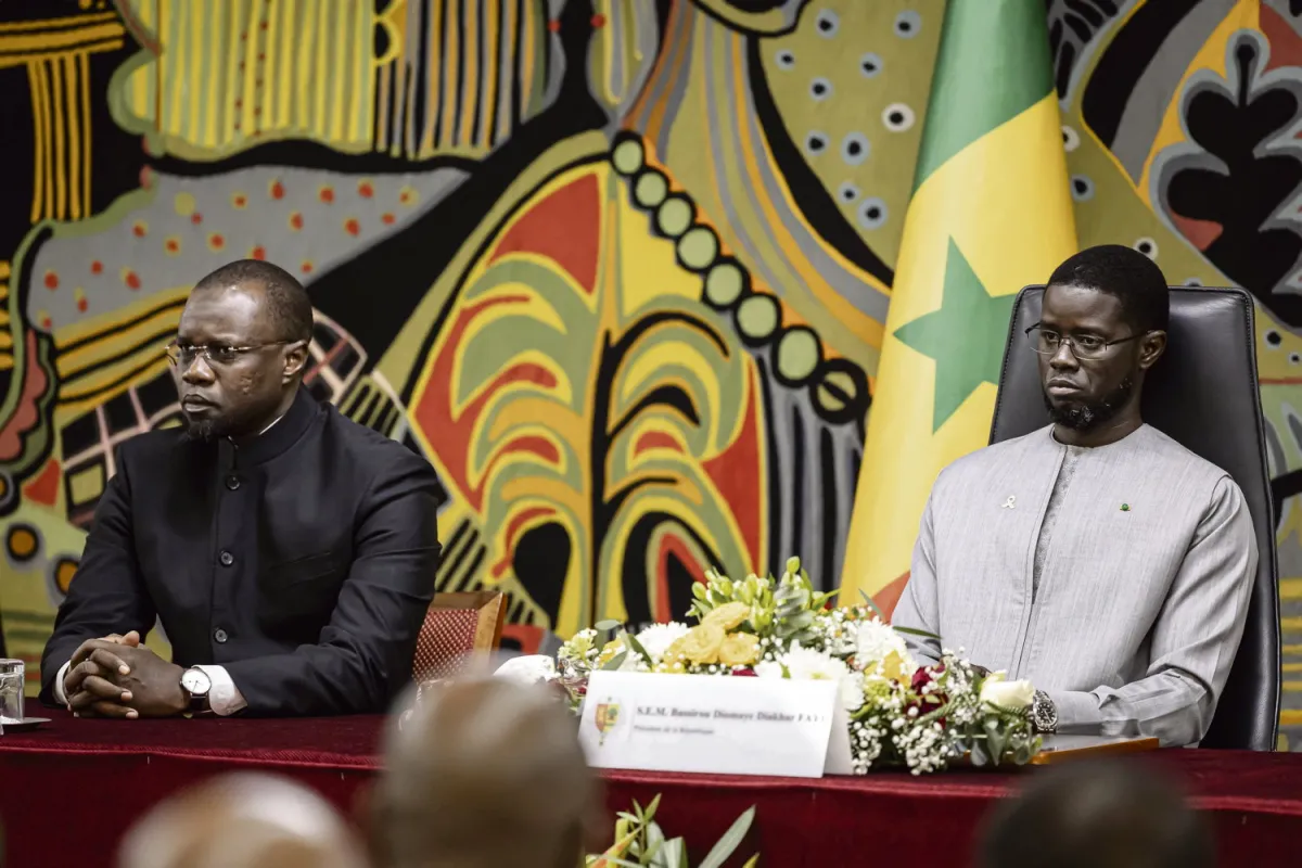 Illustration de la rupture entre Bassirou Diomaye Faye et Ousmane Sonko au Sénégal