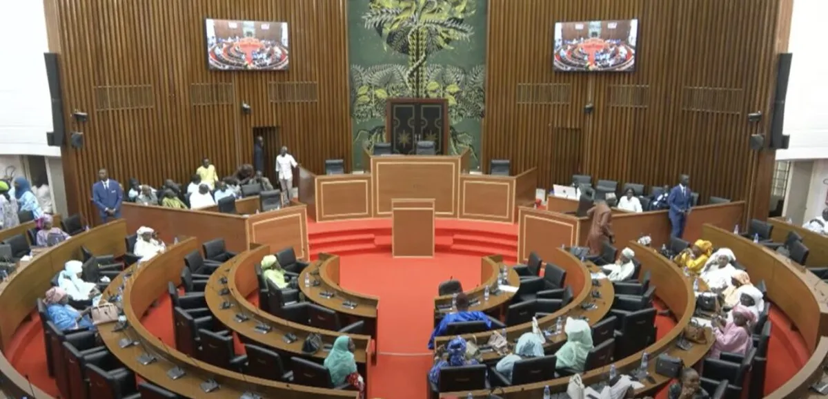 Portrait d’Ousmane Sonko devant l’Assemblée nationale du Sénégal
