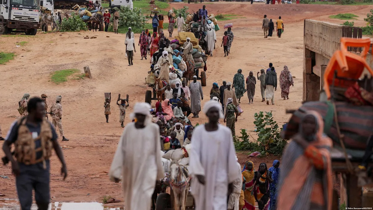 Des milliers de Soudanais ont traversé la frontière pour échapper aux combats au Tchad