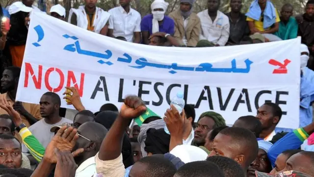 manifestation anti-esclavagiste des Haratines à Nouakchott en 2015
