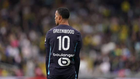 Mason Greenwood en action avec l'Olympique de Marseille