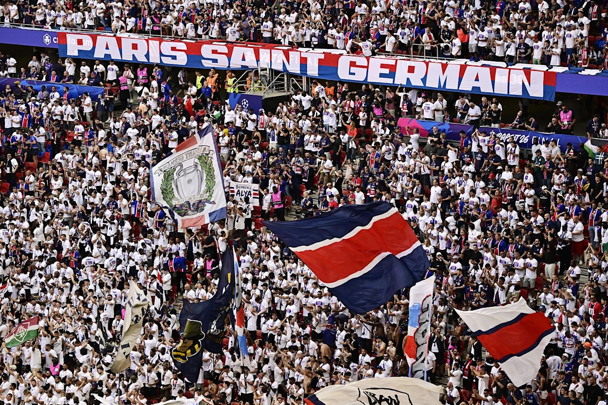 le Parc des Princes avant la finale de Ligue des champions