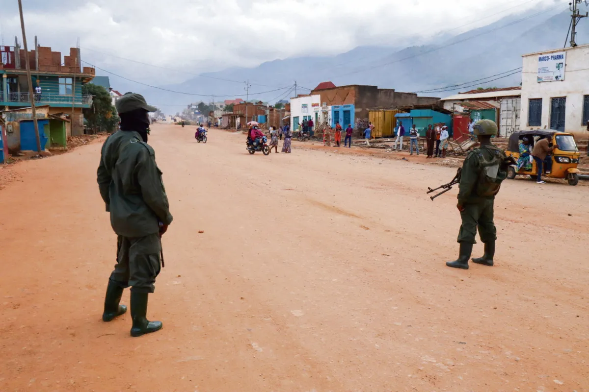 Carte des zones de tension dans l’est de la République démocratique du Congo
