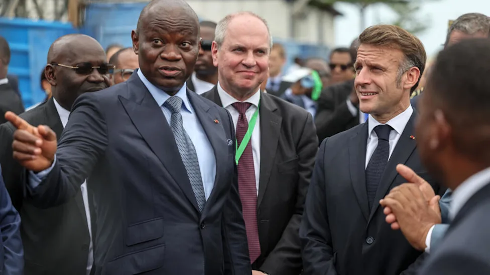 Le président Brice Oligui Nguema lors de sa visite en France