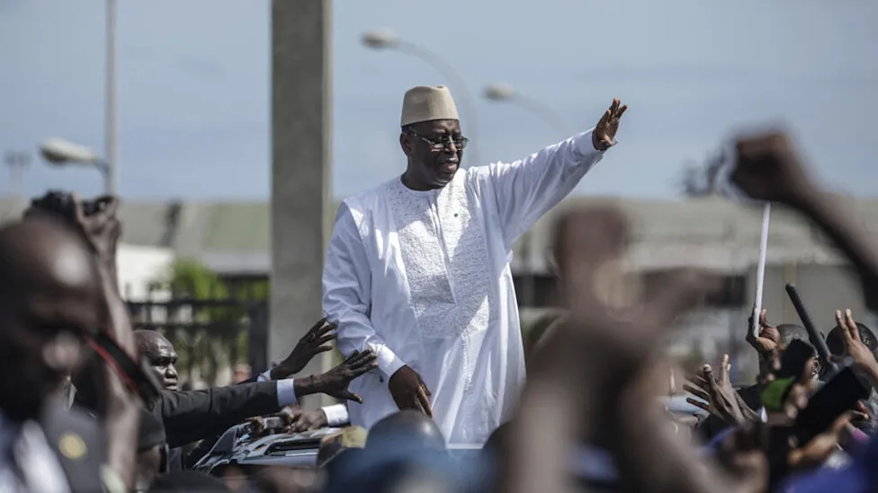 Ex-président Macky Sall lors d'une visite officielle à Dakar