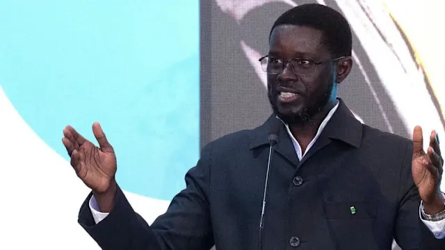 Diomaye Faye lors de la présentation officielle de son nouveau parti politique au Sénégal