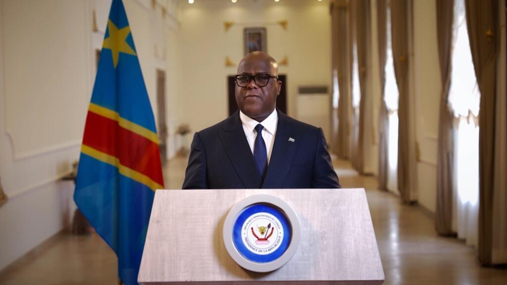 Félix Tshisekedi, président de la République démocratique du Congo, s'exprimant lors d'un discours national en juin 2026.