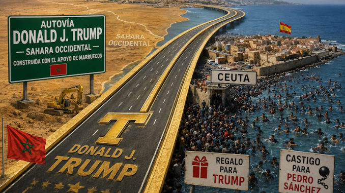 Illustration de l'autoroute Tiznit-Dakhla au Maroc