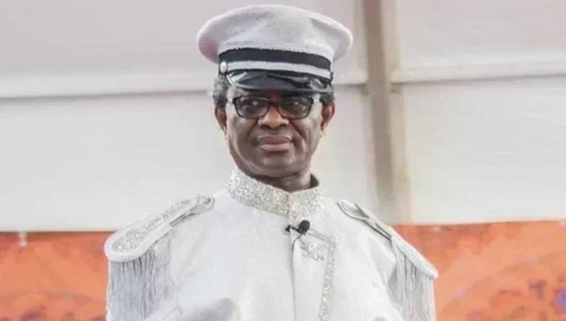 Serigne Modou Kara Mbacké lors d'un discours sur la réconciliation nationale Serigne Modou Kara Mbacké lors d'un discours sur la réconciliation nationale