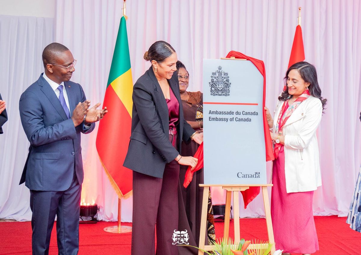Cérémonie d'inauguration de l'ambassade du Canada au Bénin à Cotonou