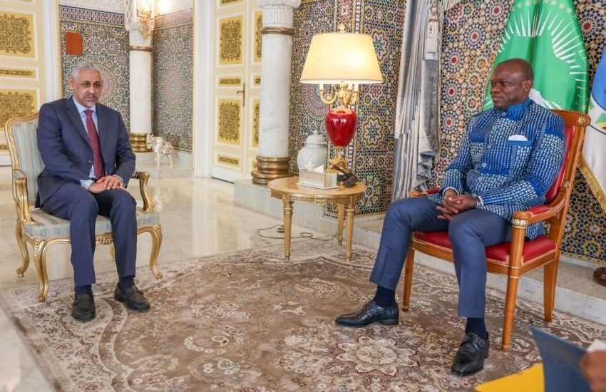 Sidi Ould Tah reçu par le président Brice Clotaire Oligui Nguema