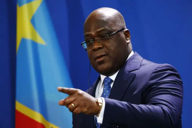 Félix Tshisekedi s'adresse à son audience