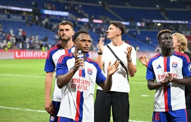 Action de jeu entre l'Olympique Lyonnais et Le Havre AC